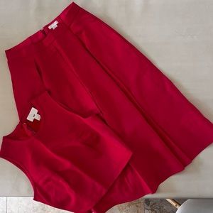 Jcrew top and skirt set